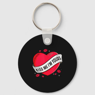 Llavero Bésame Soy Tuyo Regalo Para El Día De San Valentín