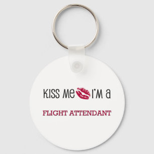 Llavero Bésame soy un ASISTENTE DE VUELO