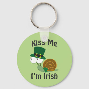 Llavero Bésame, soy un caracol irlandés