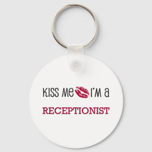 Llavero Bésame soy un RECEPTIONISTA