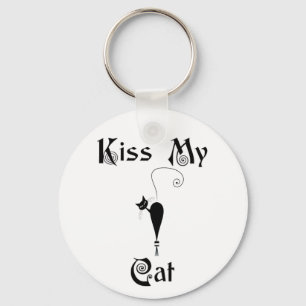 Llavero Besar mi gato