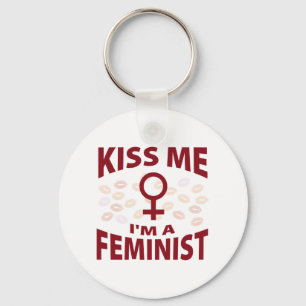Llavero Béseme que soy una feminista