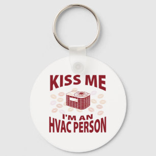 Llavero Béseme que soy una persona de la HVAC