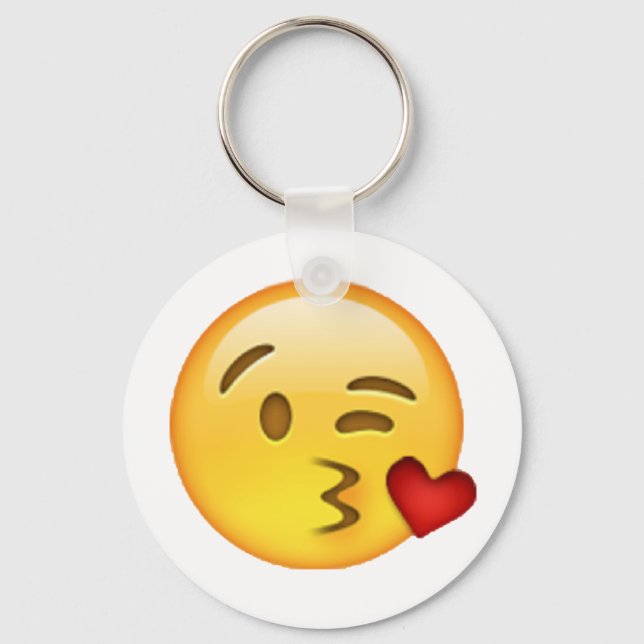 Llavero Beso de lanza - Emoji (Anverso)