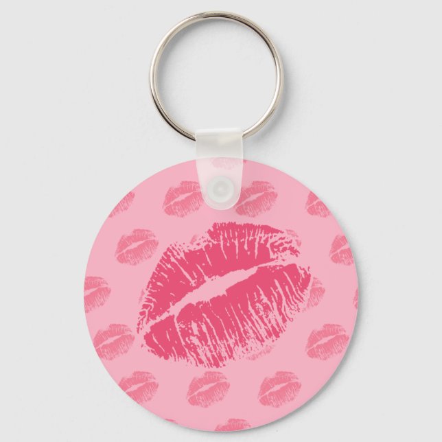 Llavero Beso rosa (Anverso)
