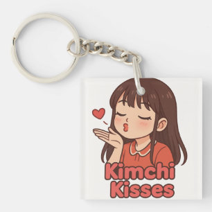 Llavero Besos de Kimchi - Camiseta Kawaii para los amantes