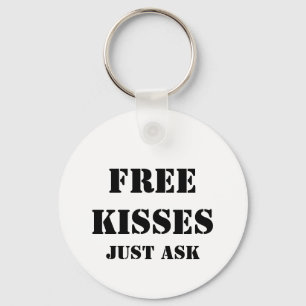 Llavero BESOS LIBRES, sólo pregúntenle