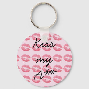 Llavero Besos rosados increíbles