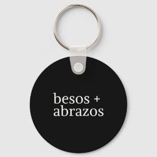 Llavero Besos Y Abrazos Español Mexicano Día de San Valent