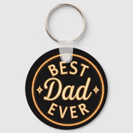 Llavero Best Dad Ever  – Bold, Proud & Stylish