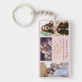 Llavero Best Friends Forever – 3 Photo Keychain Gift
