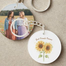 Llavero Best Friends Keychain - Watercolor Sunflowers