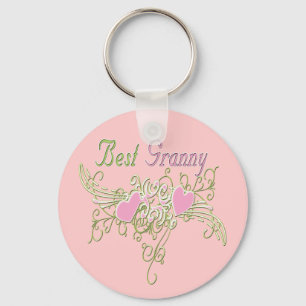 Llavero Best Granny Swirling Hearts