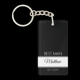 Llavero Best Man Thank You Keychain