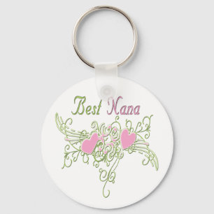 Llavero Best Nana Swirling Hearts