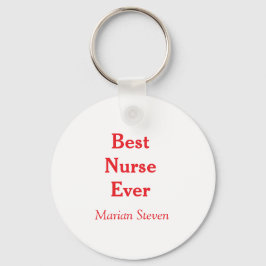 Llavero Best nurse ever medical professional paramedical d