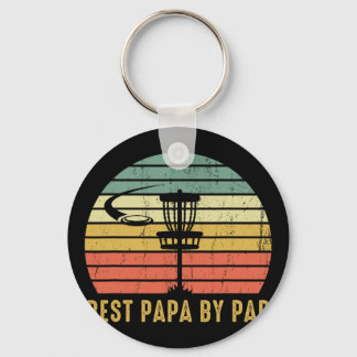 Llavero Best Papa By Par Funny Disc Golf Gift For Dad Fath