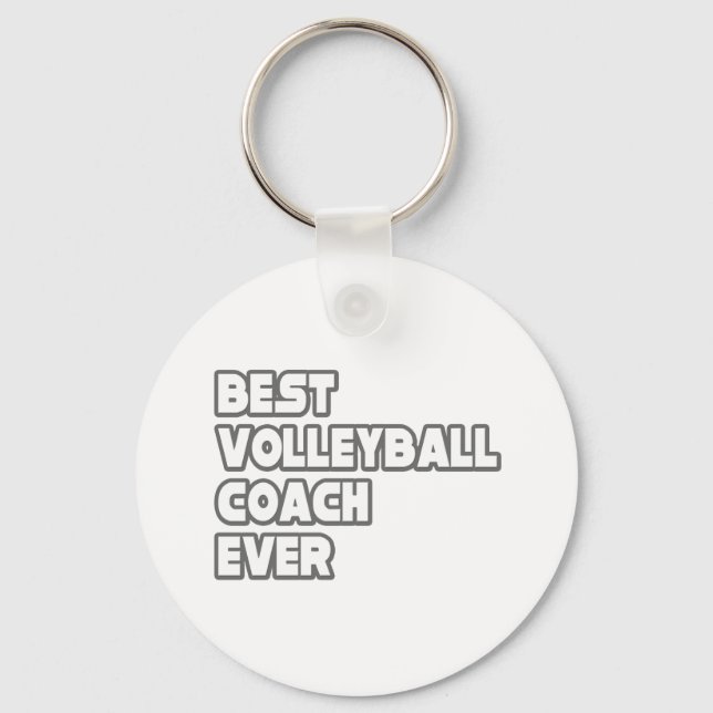 Llavero Best Volleyball Coach Ever (Anverso)