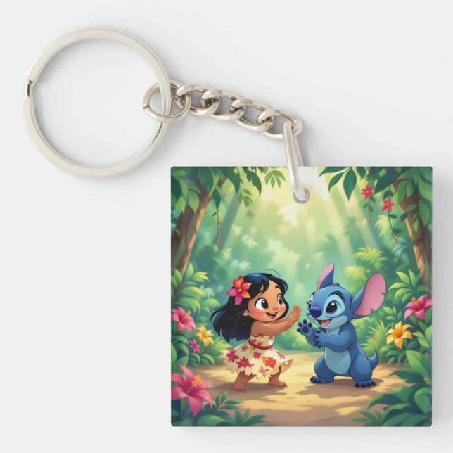 Llavero Beste Freunde fürs Leben – Lilo & Stitch   (Frente)