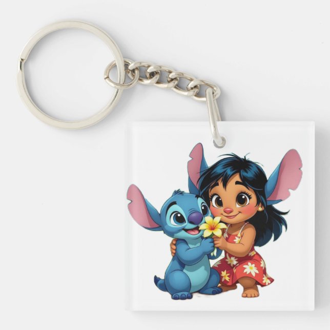 Llavero Beste Freunde fürs Leben – Lilo & Stitch (Frente)