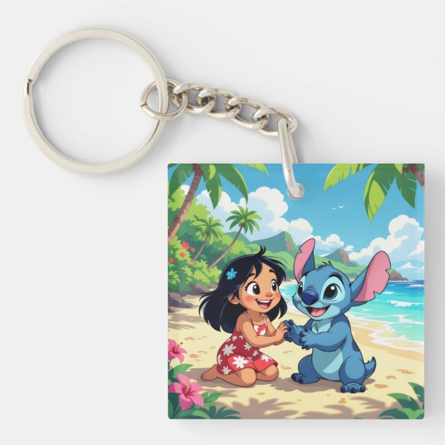 Llavero Beste Freunde fürs Leben – Lilo & Stitch   (Frente)
