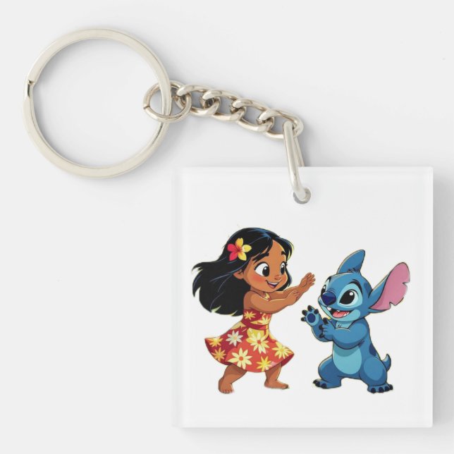 Llavero Beste Freunde fürs Leben – Lilo & Stitch (Frente)