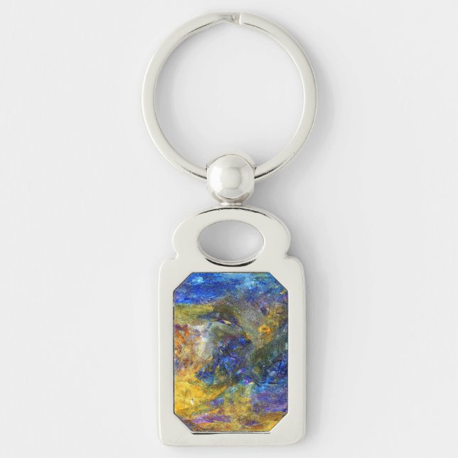 Llavero Bestia Azul en ejecución (Anverso)