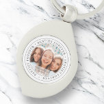 Llavero Besties Forever BFF Personalizado sencillo moderno<br><div class="desc">Este diseño simple y clásico está compuesto por tipografía de la síspera y agrega una foto personalizado. "Besties Forever" gira en torno a la foto de tus amigos</div>