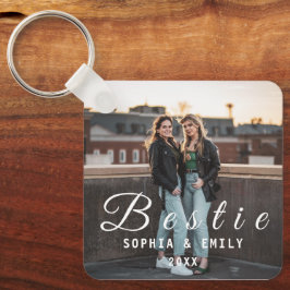 Llavero Besties Forever – Custom Photo Collage Keychain