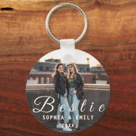 Llavero Besties Forever – Custom Photo Collage Keychain