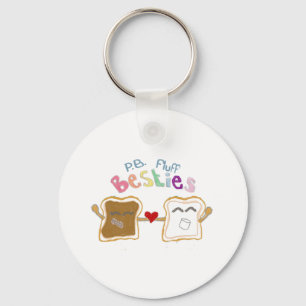 Llavero besties peanut butter fluff keychain