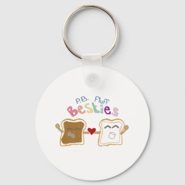 Llavero besties peanut butter fluff keychain (Anverso)