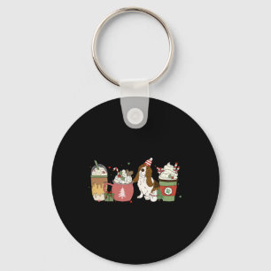 Llavero Bet Hound Coffee Latte Navidades de invierno Perro