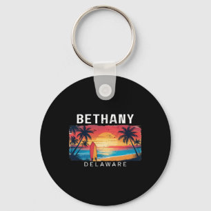 Llavero Bethany Beach Delaware Hombres Mujeres Surfeando