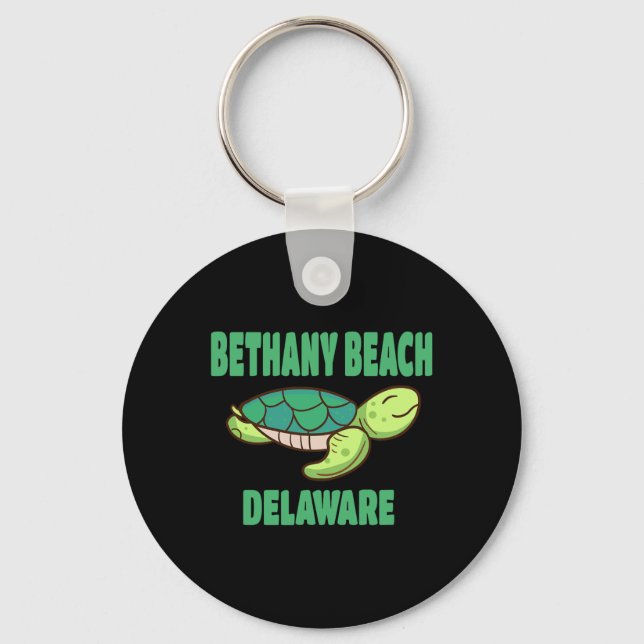 Llavero Bethany Beach Delaware Sea Turtle Temática (Anverso)