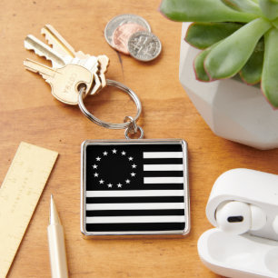 Llavero Betsy Ross Bandera Apagón: Círculo de Estrellas Am
