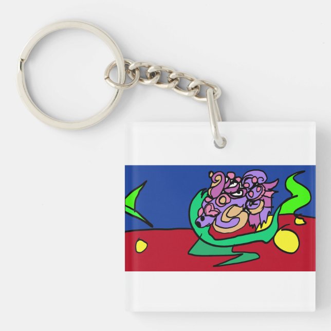 Llavero Betta fish joy (Frente)