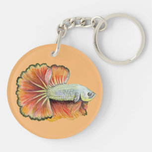 Llavero Betta Fish Keychain