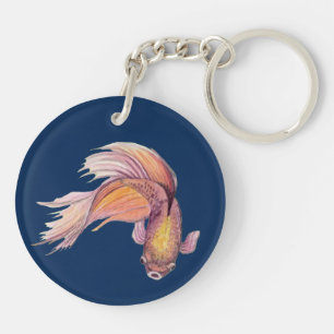 Llavero Betta Fish Keychain