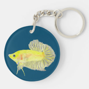Llavero Betta Fish Keychain