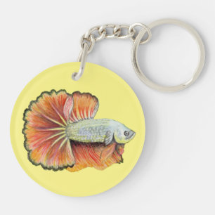 Llavero Betta Fish Keychain