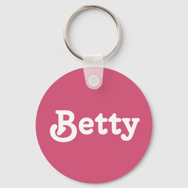Llavero Betty de cadena de claves (Anverso)
