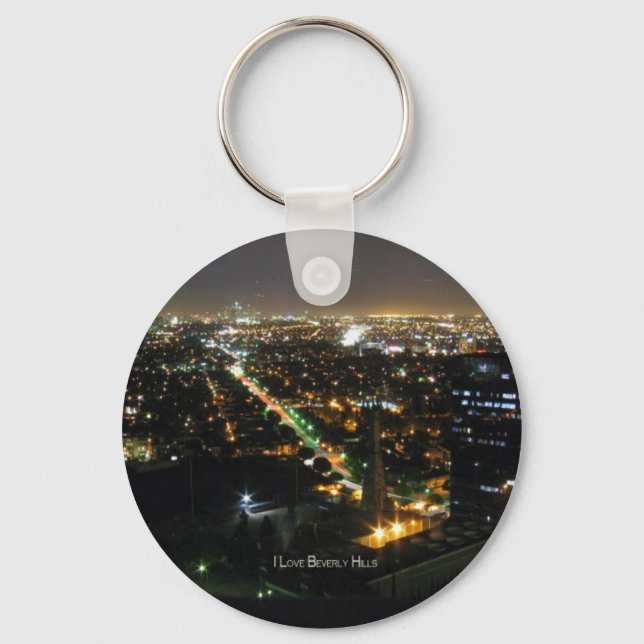 Llavero Beverly Hills: Amo Beverly Hills (Anverso)