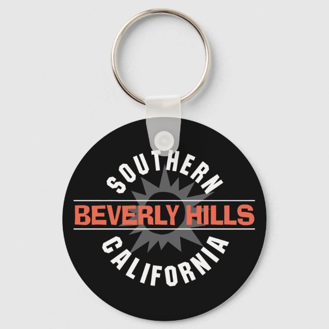 Llavero Beverly Hills del Sur de California (Anverso)