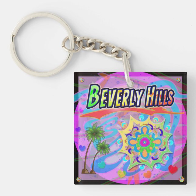 Llavero Beverly Hills True Progress Keychain (Frente)