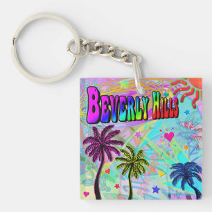 Llavero Beverly Hills Vivid Romance Keychain