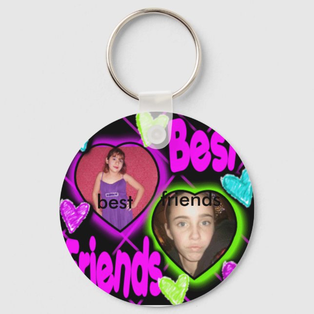 Llavero bffs, best, amigos (Anverso)