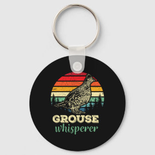 Llavero Bi Mens Retro Ruffed Grouse Whisperer Caza de Aves