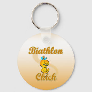 Llavero Biathlon Chick