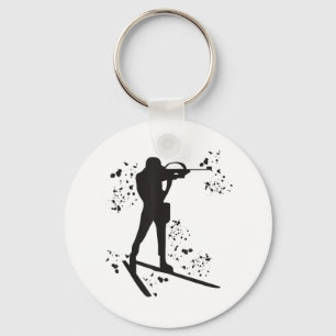 Llavero Biatleta Nórdica Esquí Biatlón camiseta_2.png